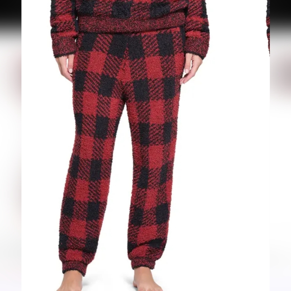 SKIMS Bouclé Knit Joggers Buffalo Fuzzy Nwt S/M Oversized